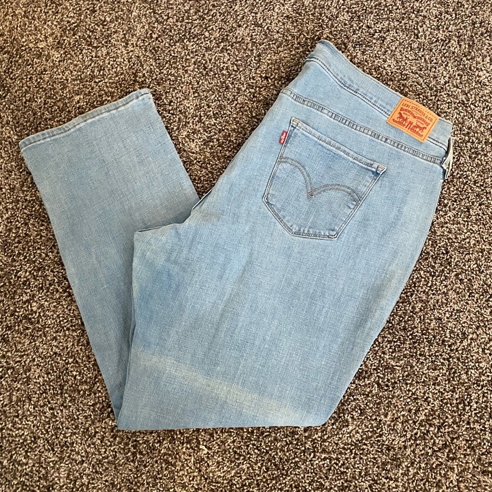 414 Levi’s stretch straight leg jeans